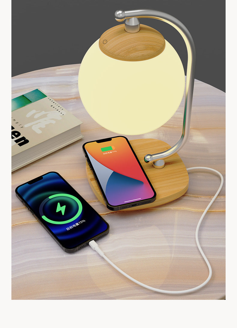Moon15w Radio Outdoor Camping Atmosphere Lamp Bedroom Table Lamp Bedside High-end Eye Protection Night Light