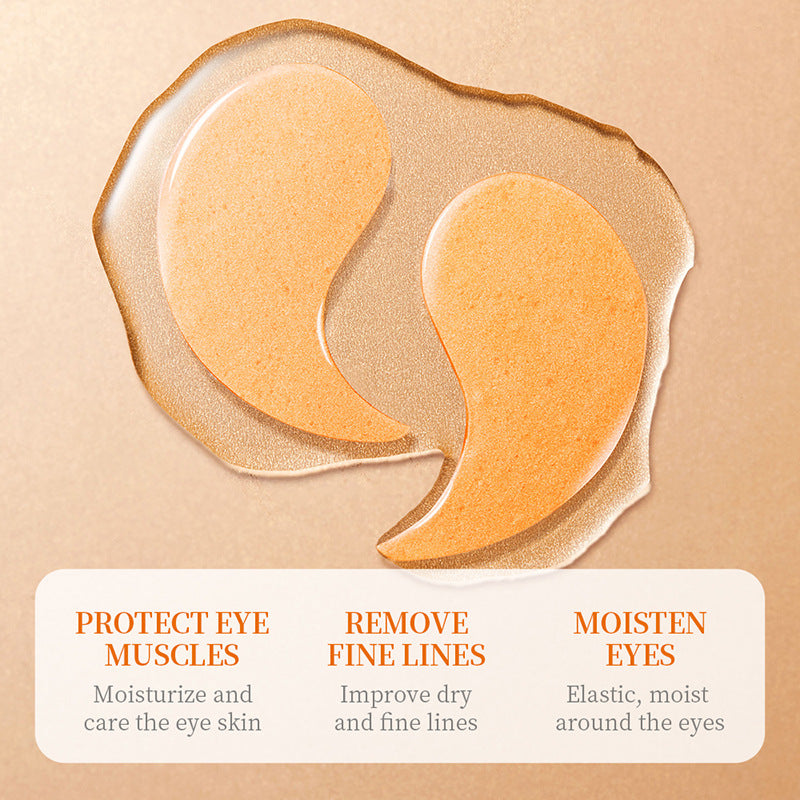 Vitamin C Eye Mask SADOER Improve Dark Circles, Eye Lines, and Eye Bags VC Moisturizing  Wholesale
