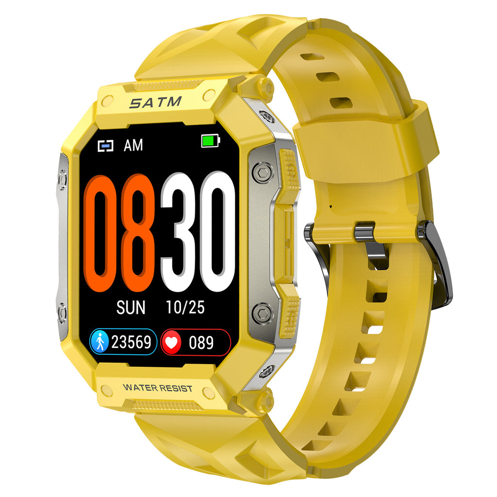 PG333Smart Watch2.01inch Bluetooth Call, Heart Rate Monitor, Pedometer, Sleep Tracker, Message Reminder, Waterproof, Shockproof, Dustproof Sports