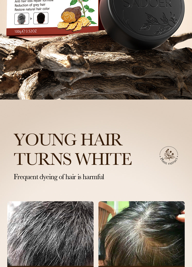 Polygonum Multiflorum Hair Soap SADOER Repair Natural Hair Care Conditioner  Wholesale