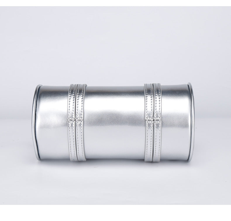 Korean Style Underarm Bag for Women, New Versatile Single Shoulder Fashionable High-End Korean Version Casual Soft Handheld Cylindrical Women's Bag