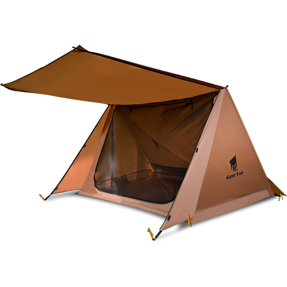 Indoor Double Shelter Ultralight Tent Canopy 2-in-1 Camping Waterproof Outdoor Portable Tent
