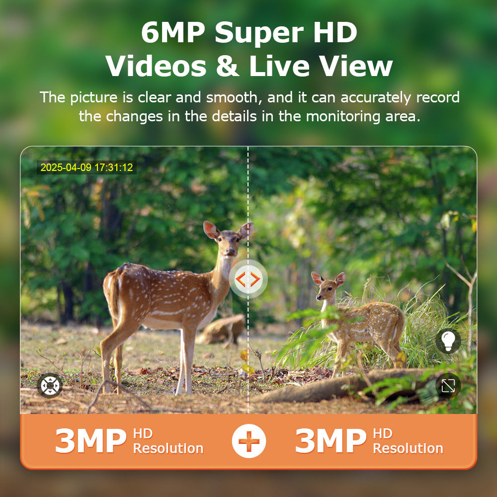 Exclusive Supply600Wan HD Night Vision Camera Low Power Consumption4G Solar Camouflage Camera12Zoom
