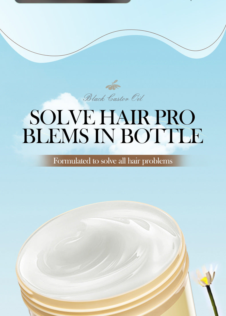 Black Castor Oil Hair Mask500gSADOER Nourishing, Smooth and Fluffy Conditioner Cross-Border Wholesale
