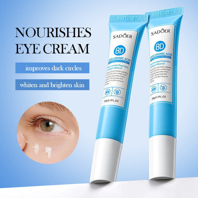 Hyaluronic Acid Face Cream SADOER8D Anti-wrinkle Hydrating Nourishing Face Cream Moisturizing and Rejuvenating  Foreign Trade Wholesale