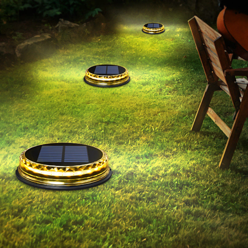 Outdoor Buried Light Waterproof Solar Garden Yard Ground Light Landscape Light Lawn Ground Light LED Wall Lamp