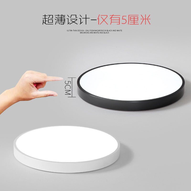led Round Bedroom Living Room Lamp Nordic Modern Simple Room Corridor Lamp Macaron Ceiling Lamp