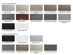 Metal Aluminum Double Glass Outdoor Swing Door