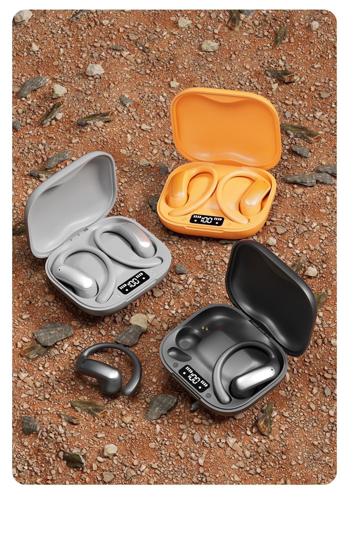 2025New M140Long Battery Life Ear-Hook Headphones Private Model High Appearance Long Battery Life Wireless Bluetooth Headphones