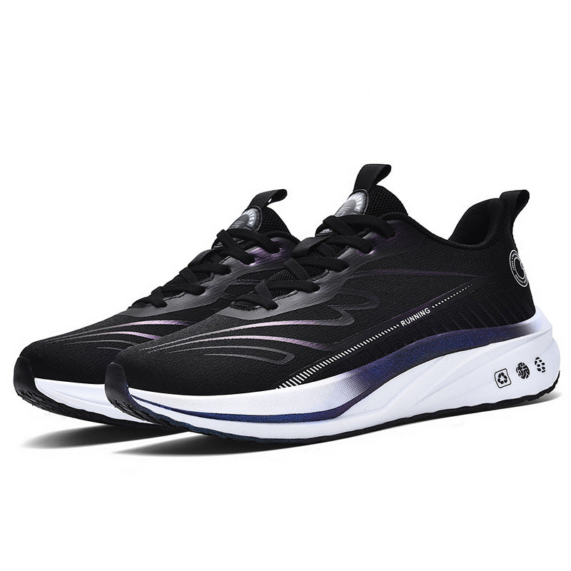 2025Large Size Marathon Running Shoes for Men and Women, Outdoor Aerobic Running, Lightweight and Breathable, Student Physical Test Running Shoes