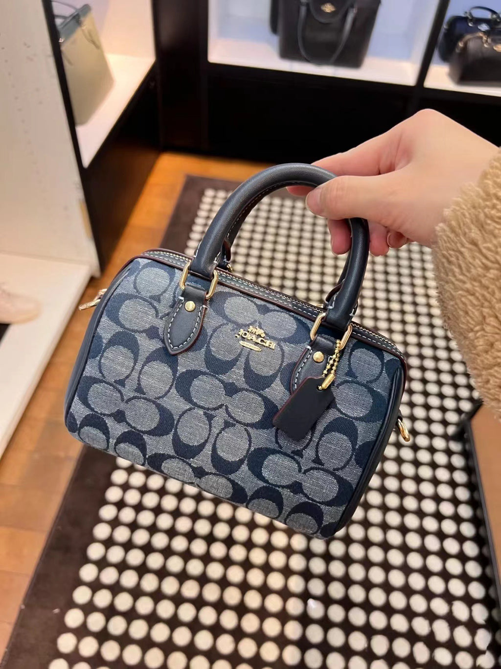 Classic Presbyopic Boston Kuo Family New Model Rowan Pillow bag mini Handbag Classic Presbyopia Crossbody Women's Bag