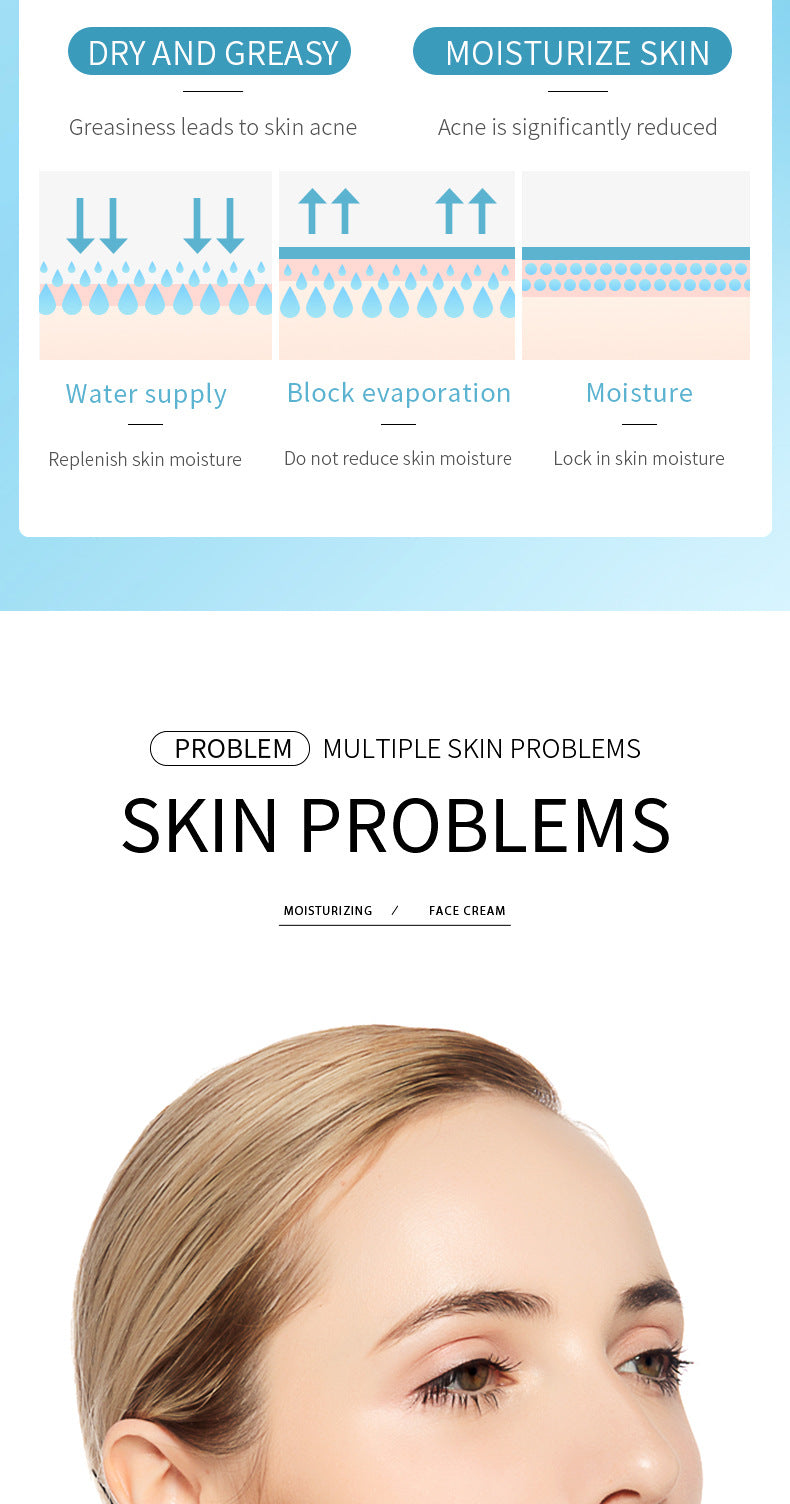 Snail Cream140g SADOER Hydrating Moisturizing and Nourishing Skin Rejuvenation Cross-Border Foreign Trade Live Wholesale