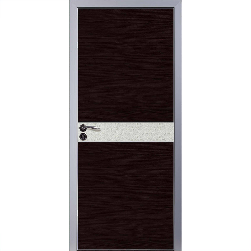 China Product High Quality Interior Solid Wood Door With Metal Frame for House and Hotel