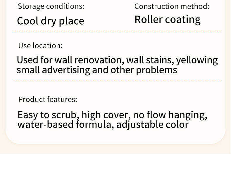 Small Roller Water-Based Latex Paint Wall Renovation Stain Removal Small Roller Brush White Latex Paint Graffiti Cover