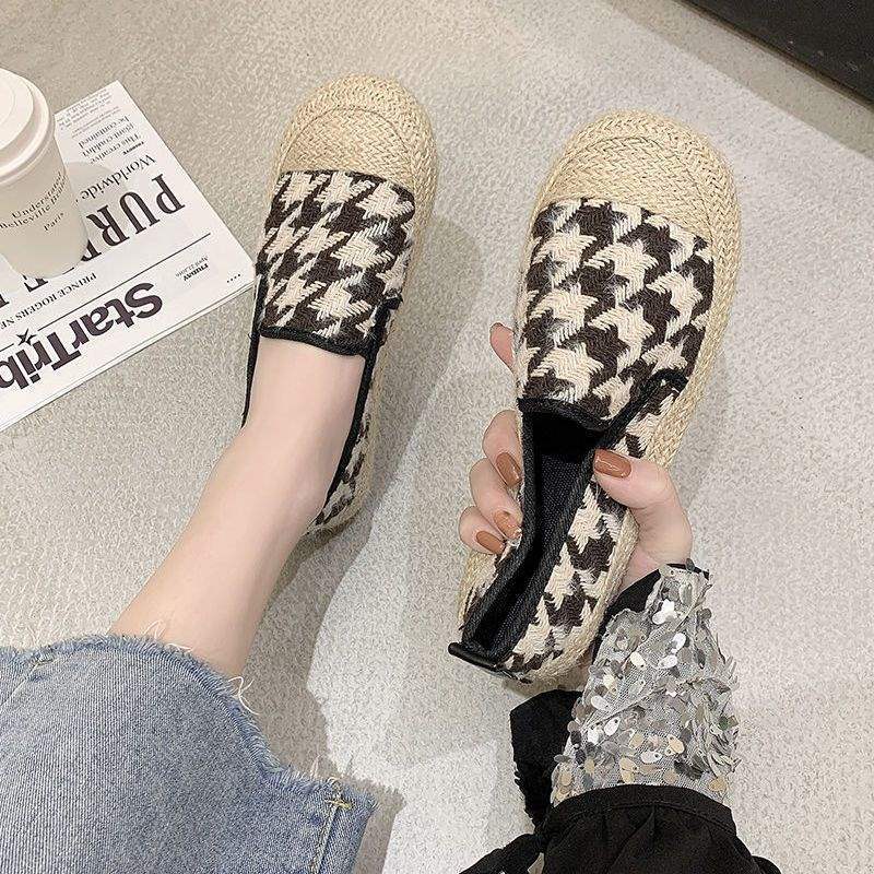 Women's Slip-On Fisherman Shoes Lazy Loafers2025Spring and Autumn New Style Flat Casual Loafers for Women