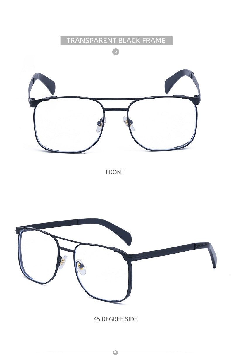 Men's Sunglasses Driving Fashion Internet Celebrity David Same Style Square Frame Sunglasses Men's Trendy Outdoor Hiking Glasses shades