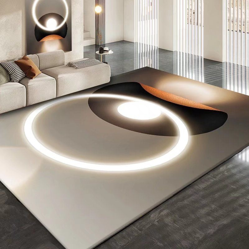 Carpet Resistant to Dirt Easy to Maintain Living Room Carpet Light Luxury Bedroom Non-Slip Crystal Velvet Carpet Bedside Warm Blanket