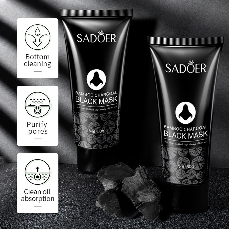 Bamboo Charcoal Blackhead Absorbing Nose Mask Patch SADOERT District Nursing60g  Foreign Trade Skincare Wholesale