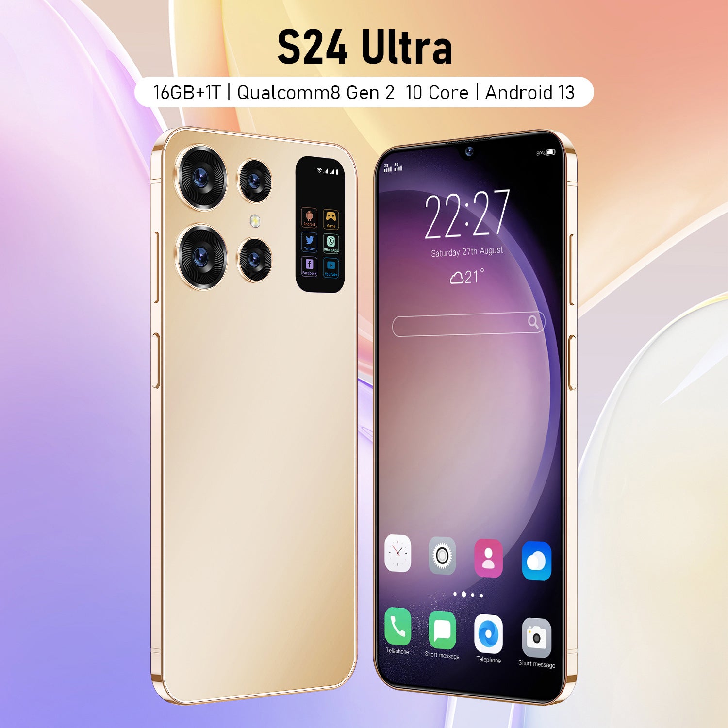 S24 AliExpress7.0Large Screen Smartphone16+1T All-in-One Low Price(Popular)