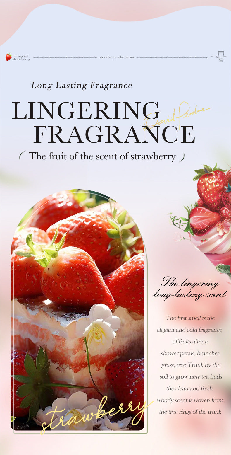 Strawberry Cake Nourishing Hand Cream BIOAOUA Autumn and winter moisturizing hand cream  foreign trade wholesale