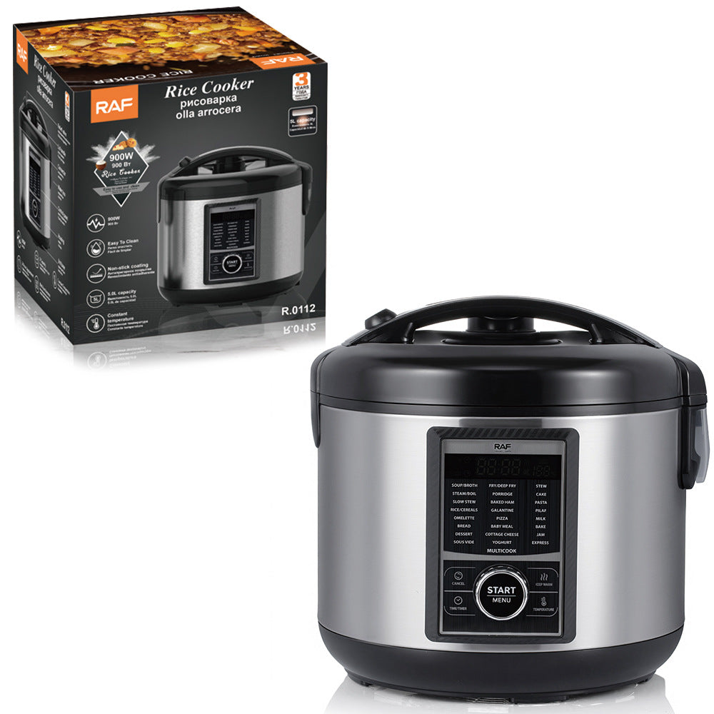 RAF European and American Standard English Smart Rice Cooker for Export5L Intelligent multifunctional rice cooker large capacity rice cooker