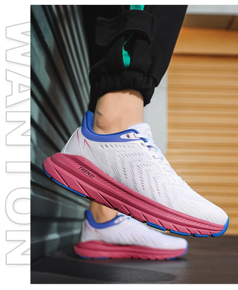 Men's running shoes New Breathable Mesh Student Casual Running Youth Shock Absorbing Anti-Slip Sports Shoes