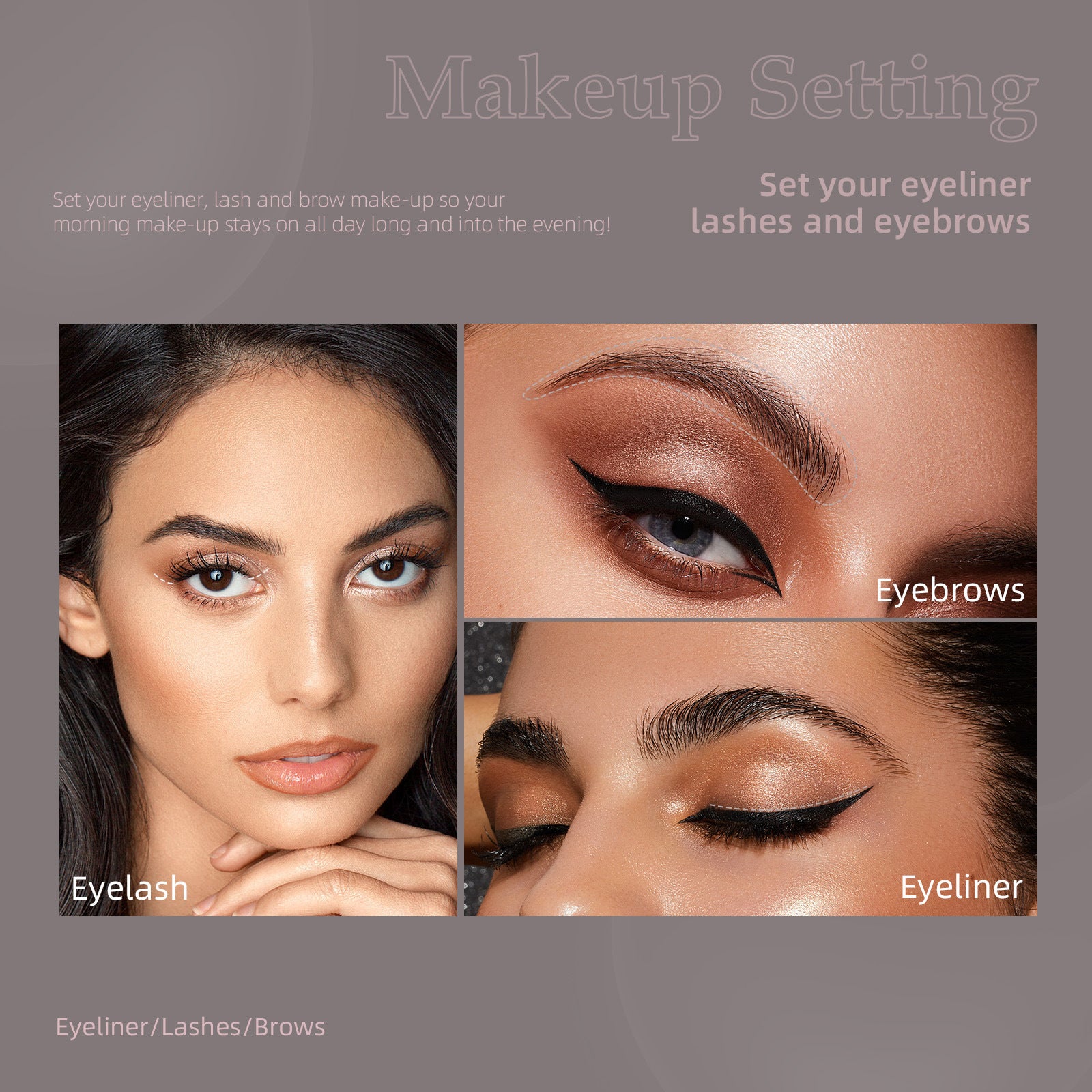 Eyebrow and Eye Makeup Raincoat Eyebrow Eyelash Eyeliner Long-lasting Setting Waterproof Fixing Liquid Transparent Eyebrow Eyelash Raincoat