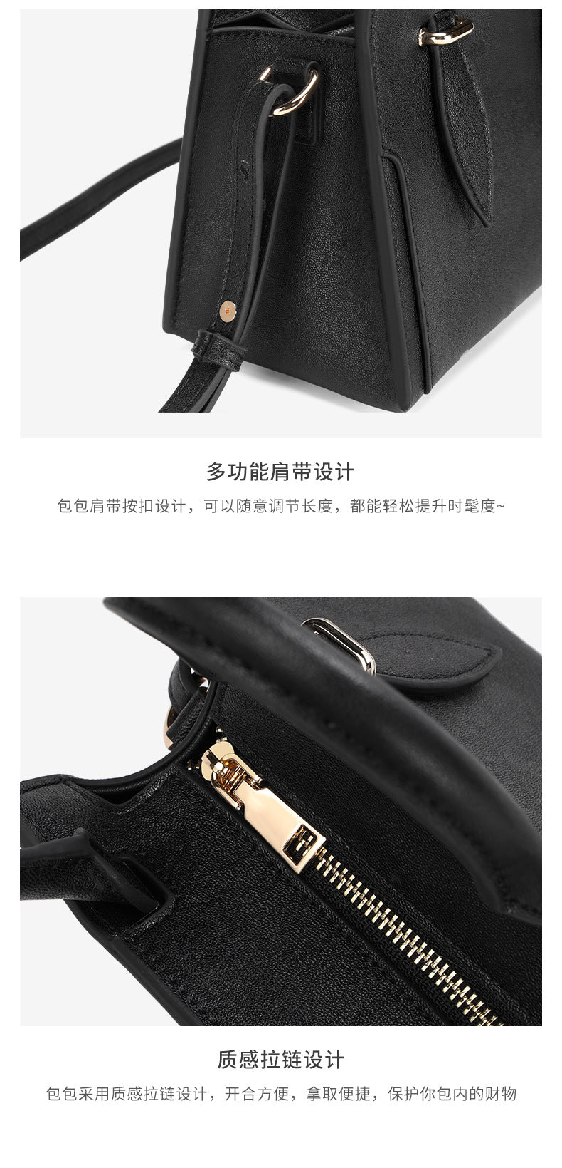 New Handbag for Women Fashionable Small Square Bag French Style Daily Light Luxury Niche Commuting Trendy Single Shoulder Crossbody Bag for Women