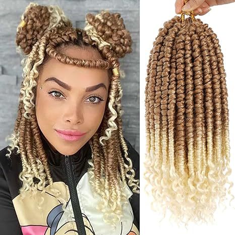 European and American African Synthetic Hair Braids Twist Hair Dreadlock Wig Passion Crochet Double Ponytail