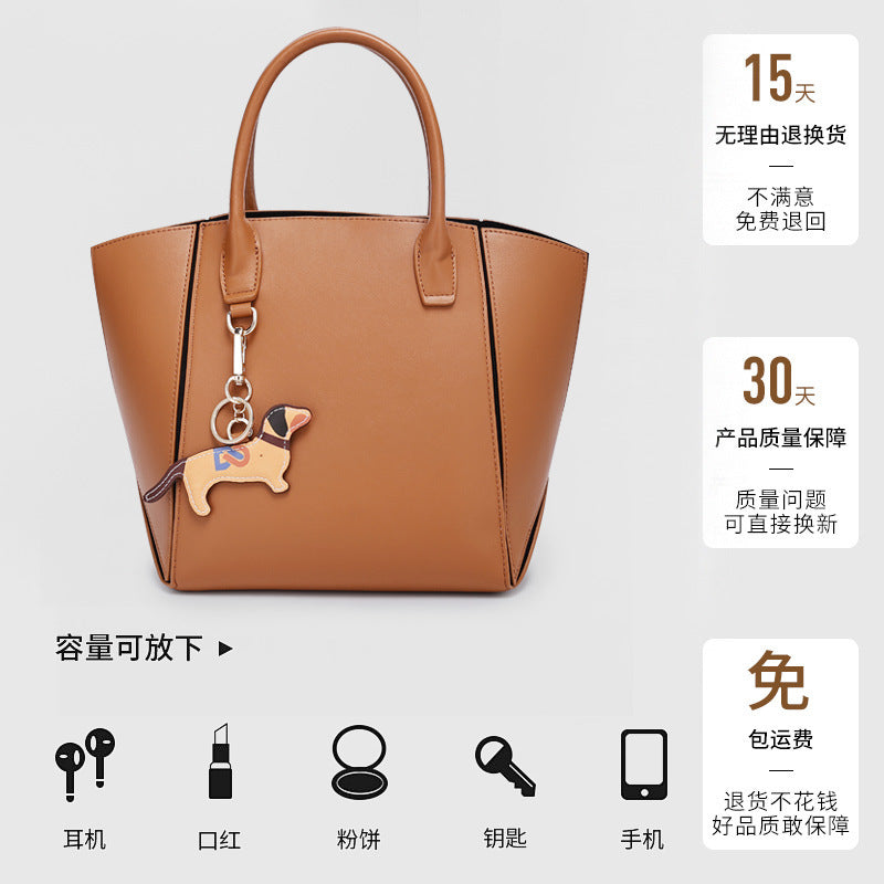 Source Manufacturer Commuting Large Capacity Tote Bag Women's Single Shoulder Fashion Women's Bag Niche Versatile Simple Light Luxury Handbag