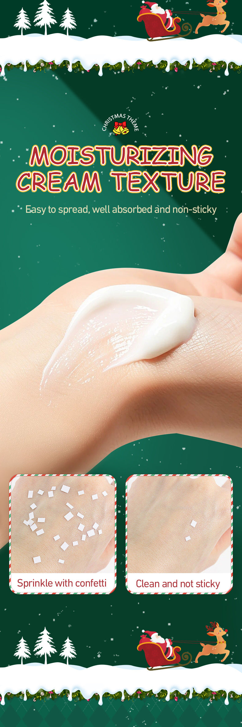 Christmas Moisturizing Anti-Chapped Hand Cream Five-Piece Set SADOER Autumn and winter hand cream  foreign trade wholesale