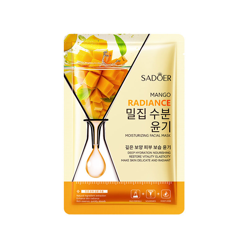 Cucumber Skin Rejuvenation Mask SADOER Hydrating and Moisturizing Plant and Fruit Face Mask  Wholesale