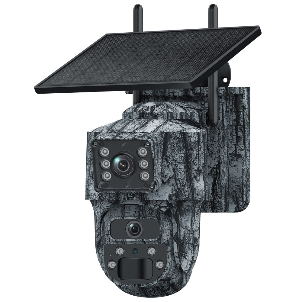 Specially designed for Solar Surveillance Cameras6MP High Definition Dual Screen4G Outdoor Waterproof Camera New Camouflage