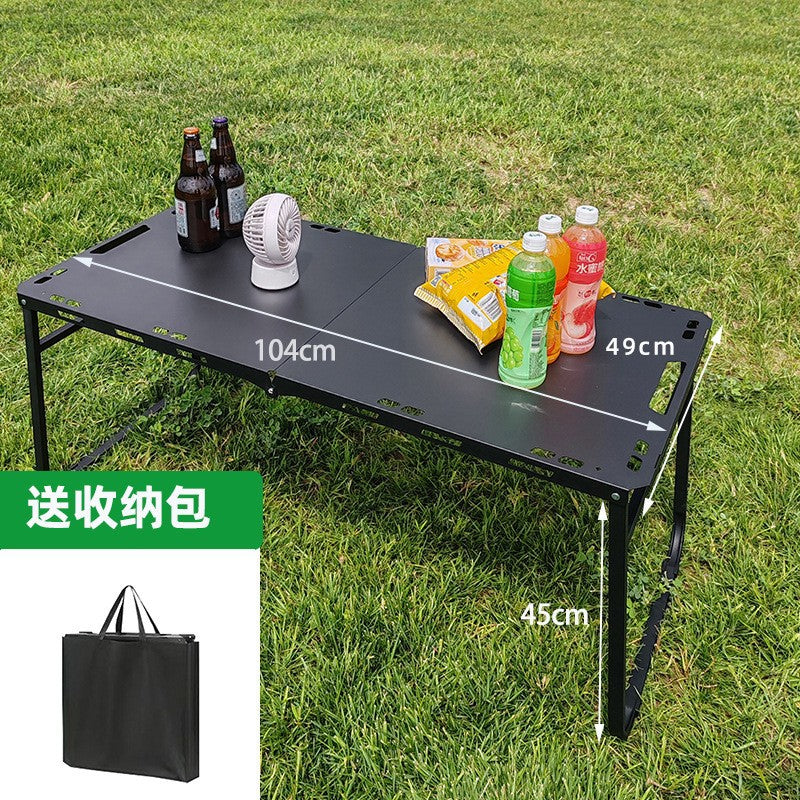 Outdoor folding table camping picnic table igt Hydraulic Tactical Table Portable Semi-Automatic Table Camping Integrated