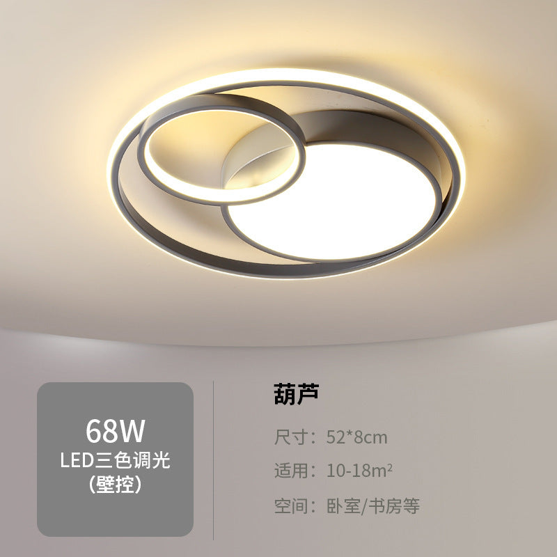 Bedroom Lamp Round Light Fixture LED Living Room Home Ceiling Light Fixture Simple Modern Cozy Romantic Creative Room Lamp