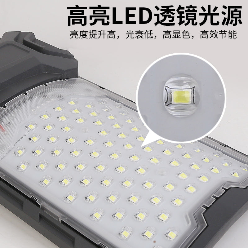 Lighting Time 2-in-1 Solar Street 60w Garden Light Power Supply Security Channel Wall Light