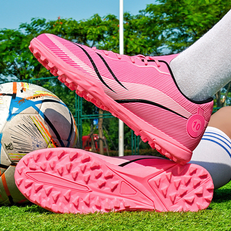 New professional football shoes for men and women teenagers TF Broken Nail AG Long Spike Lightweight Wear-Resistant Competition Training Shoes