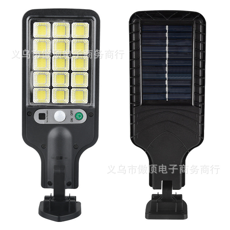 New Solar Street Light LED Outdoor lighting human body sensor garden light with remote control wall lamp Waterproof