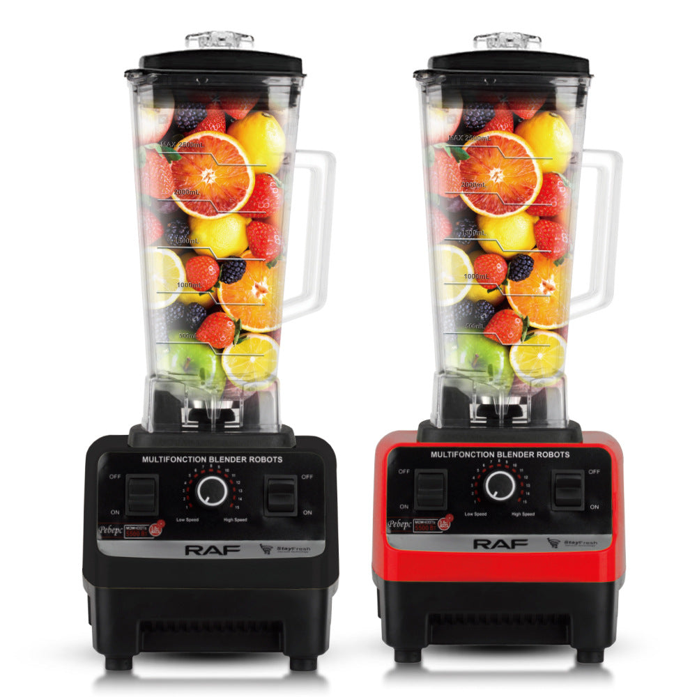 RAF European Standard Multifunctional Electric Juicer Stainless Steel Blender Household Fruit and Vegetable Juicer Soy Milk Maker Bean Grinder