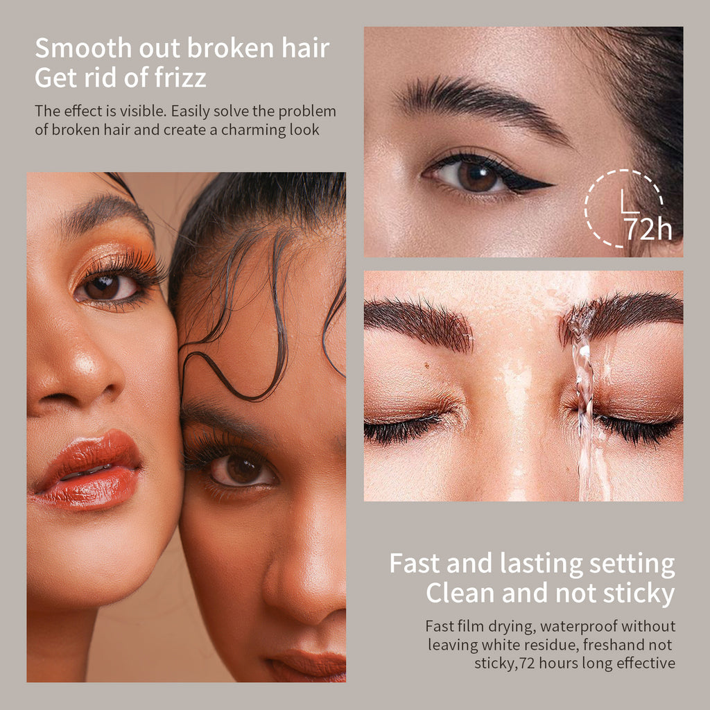Eyebrow Hair Styling Stick brows & hair styling Silicone-free Alcohol Quick-Dry Long-Lasting Setting