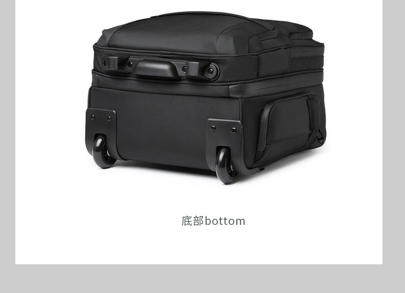 Trolley Travel Bag Business Boarding Bag Large Capacity Waterproof Oxford Cloth Multifunctional Handheld Wheeled Travel Bag