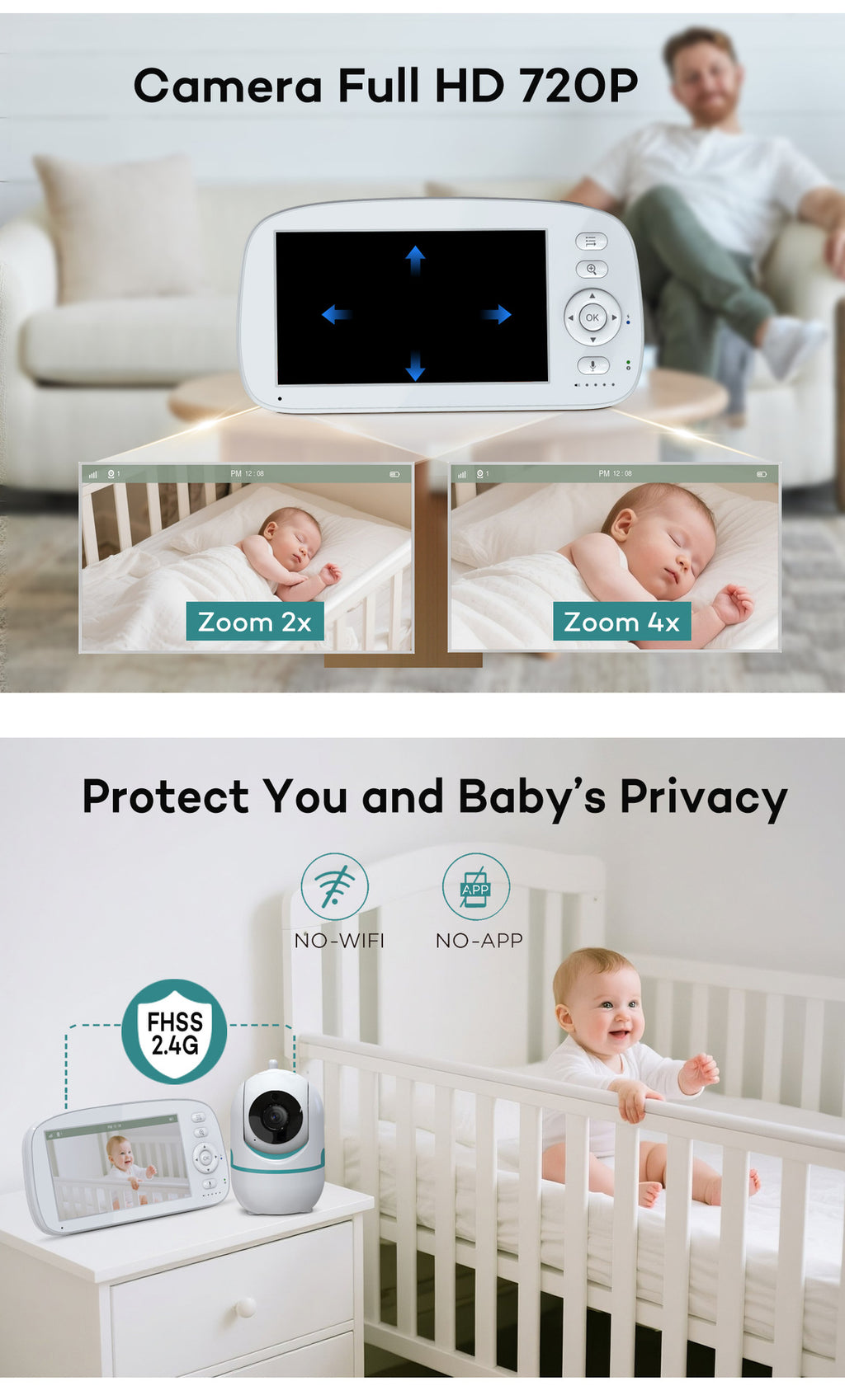 Wireless Camera wifi Mobile Phone Remote Monitoring Intelligent Night Vision HD PTZ Voice Intercom Monitor