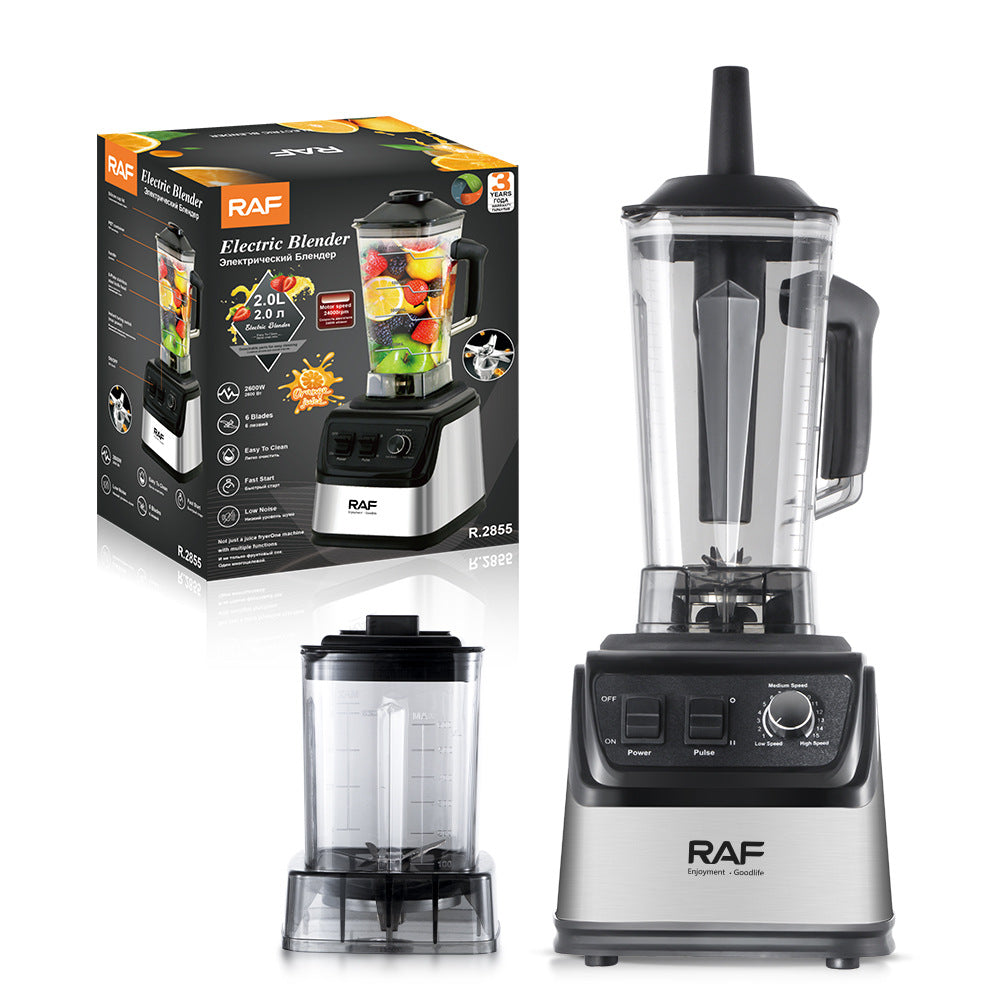 RAF European Standard Portable Juicer Household Blender Juicer Juice Machine Grinder1.5L2855