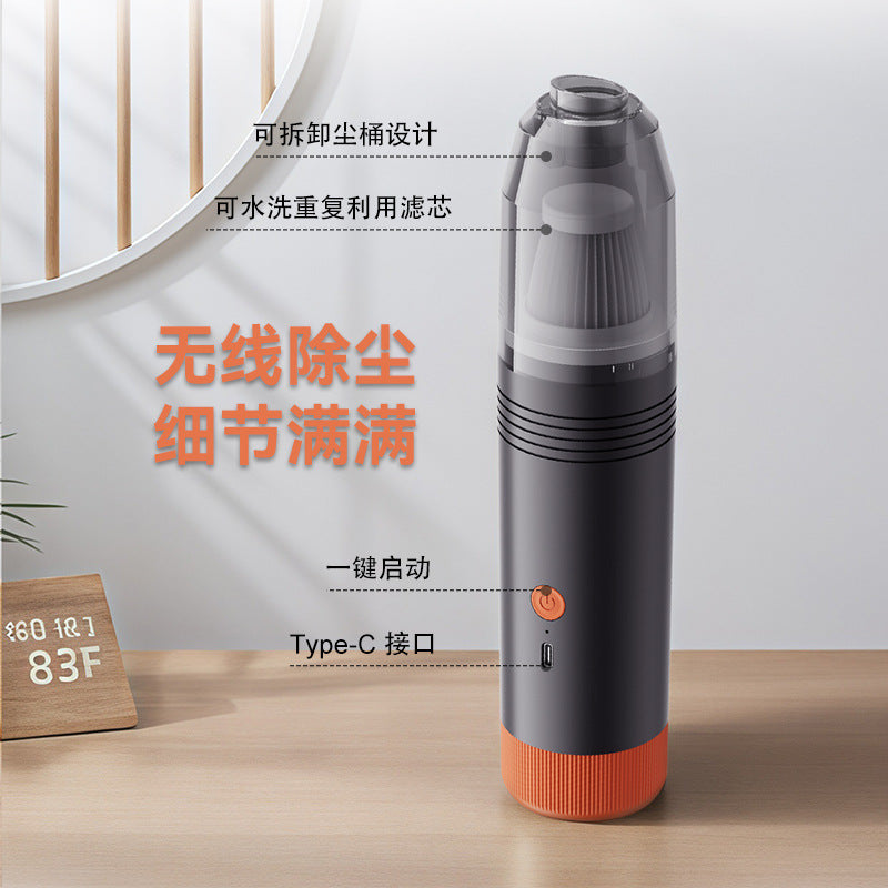 New Handheld Wireless Vacuum Cleaner for Home Use, Strong Suction, Dry and Wet Dual-use, Car-mounted Vacuum Cleaner, Small Multi-functional Dust Blower