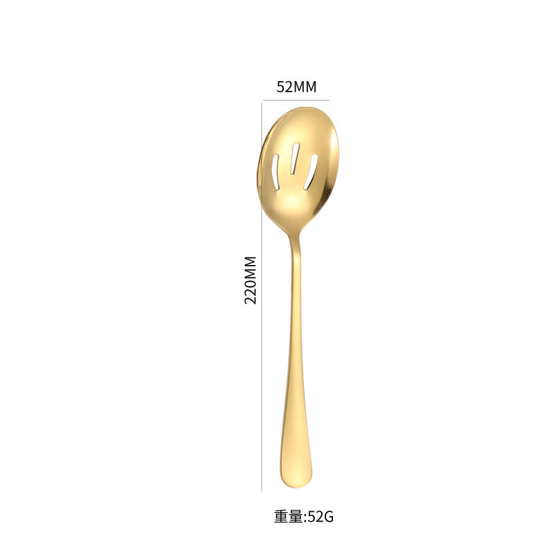 1010Stainless Steel Public Tableware Salad Dessert Spoon Fork Hotel Restaurant Self-service Spoon Fork Set