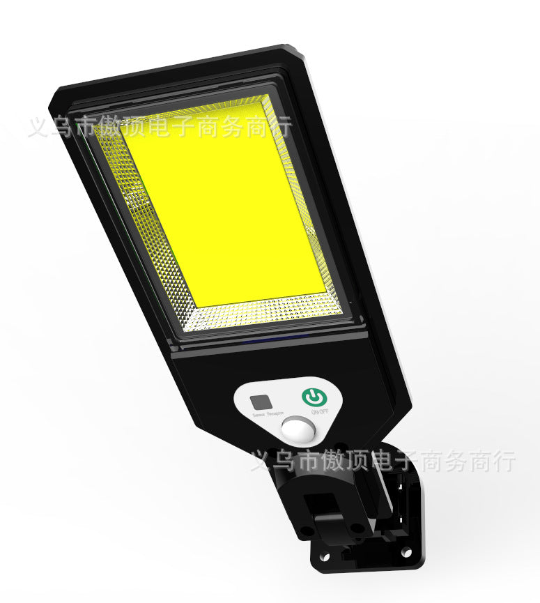 New Outdoor Solar Street Light Human Body Sensing Wall Light with Remote Control Garden Light Waterproof Garden Garden Light