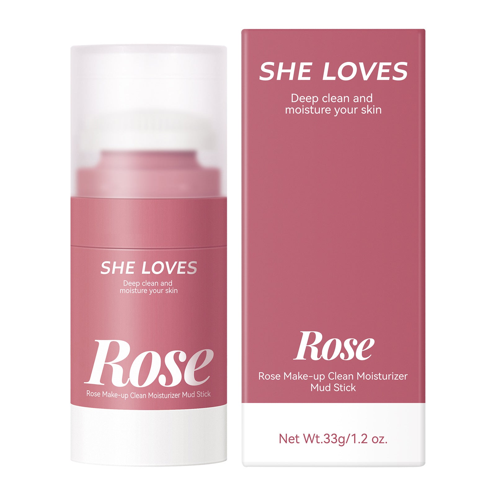 Exclusive Supply Rose Makeup Remover Balm Dissolving Makeup Eye Lip Face 3-in-1 Gentle Non-Irritating Makeup Remover Oil Lotion