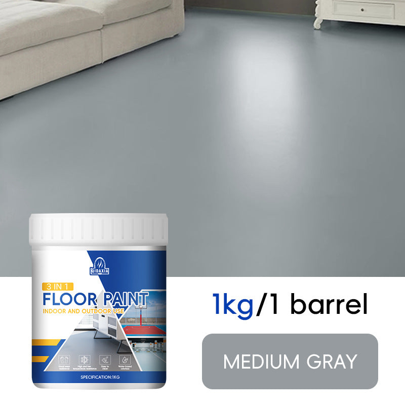 Home Floor Paint Three-in-One Epoxy Floor Paint Cement Floor Water-Based High Solid Wear-Resistant Resin Southeast Asia Environmental Protection