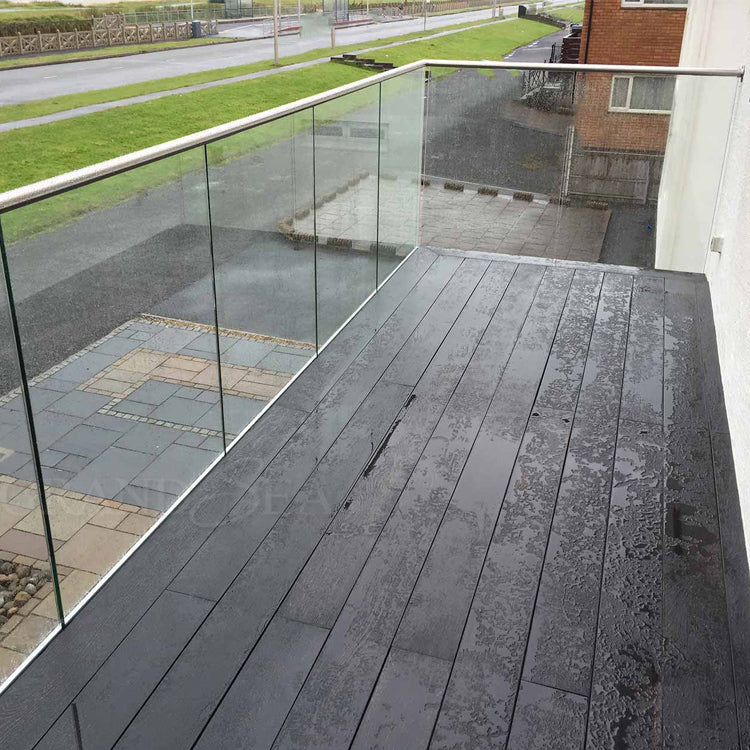 Modern Cheap Balcony Stair Stainless Steel Glass Railing Design