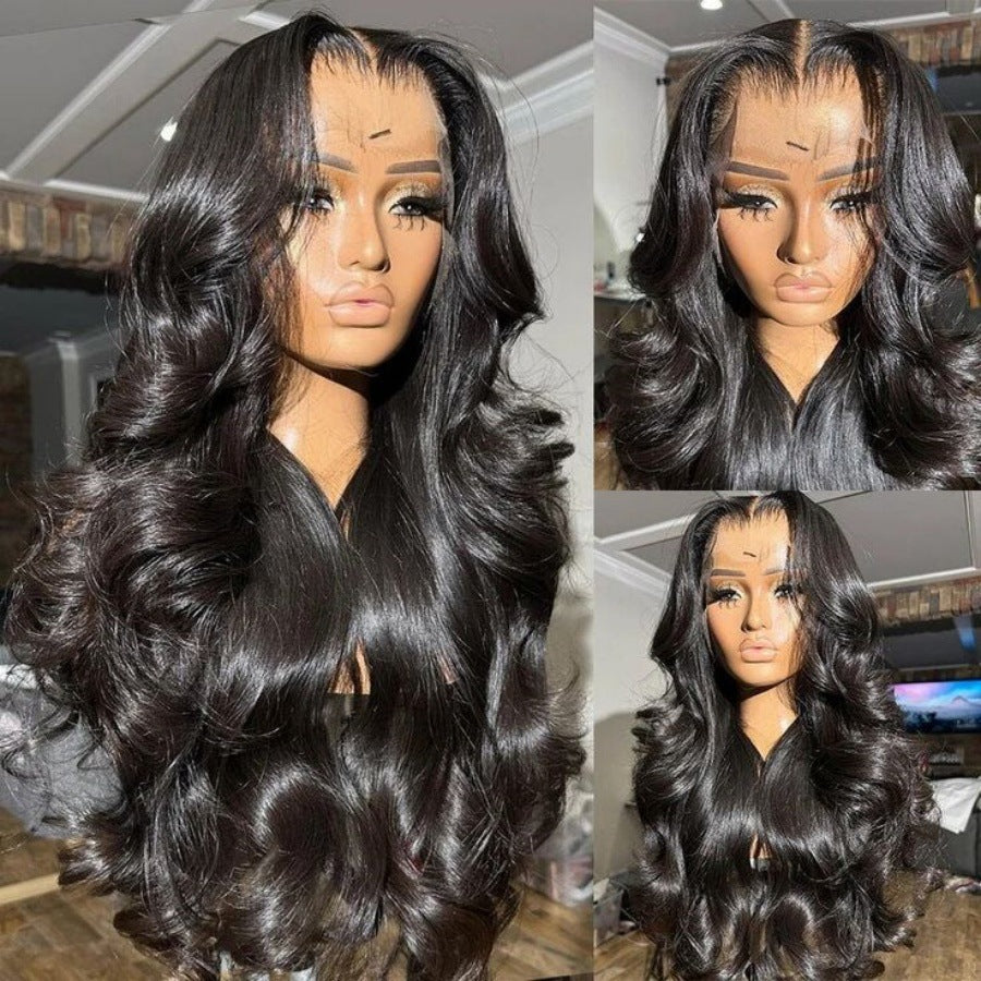 13*4 Lace Front Black Synthetic Hair Wig